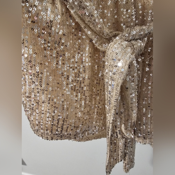 Fashion Nova - Diva Shine Sequin Romper - Silver - Picture 10 of 11